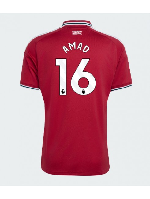 Manchester United Amad Diallo #16 Replika Hemmakläder 2026-27 Kortärmad Manchester United Amad Diallo #16 Replika Hemmakläder 2026-27 Kortärmad